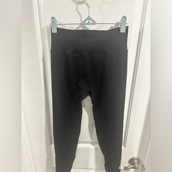 Victoria’s Secret PINK Active Seamless Black Leggings - Picture 7 of 11